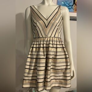 J Crew Sparkling Striped Dress